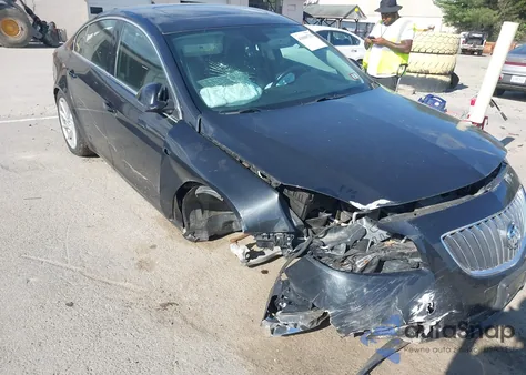 2011 Buick Regal Cxl Turbo Russelsheim from USA, damaged, VIN W04G15GV0B1043898